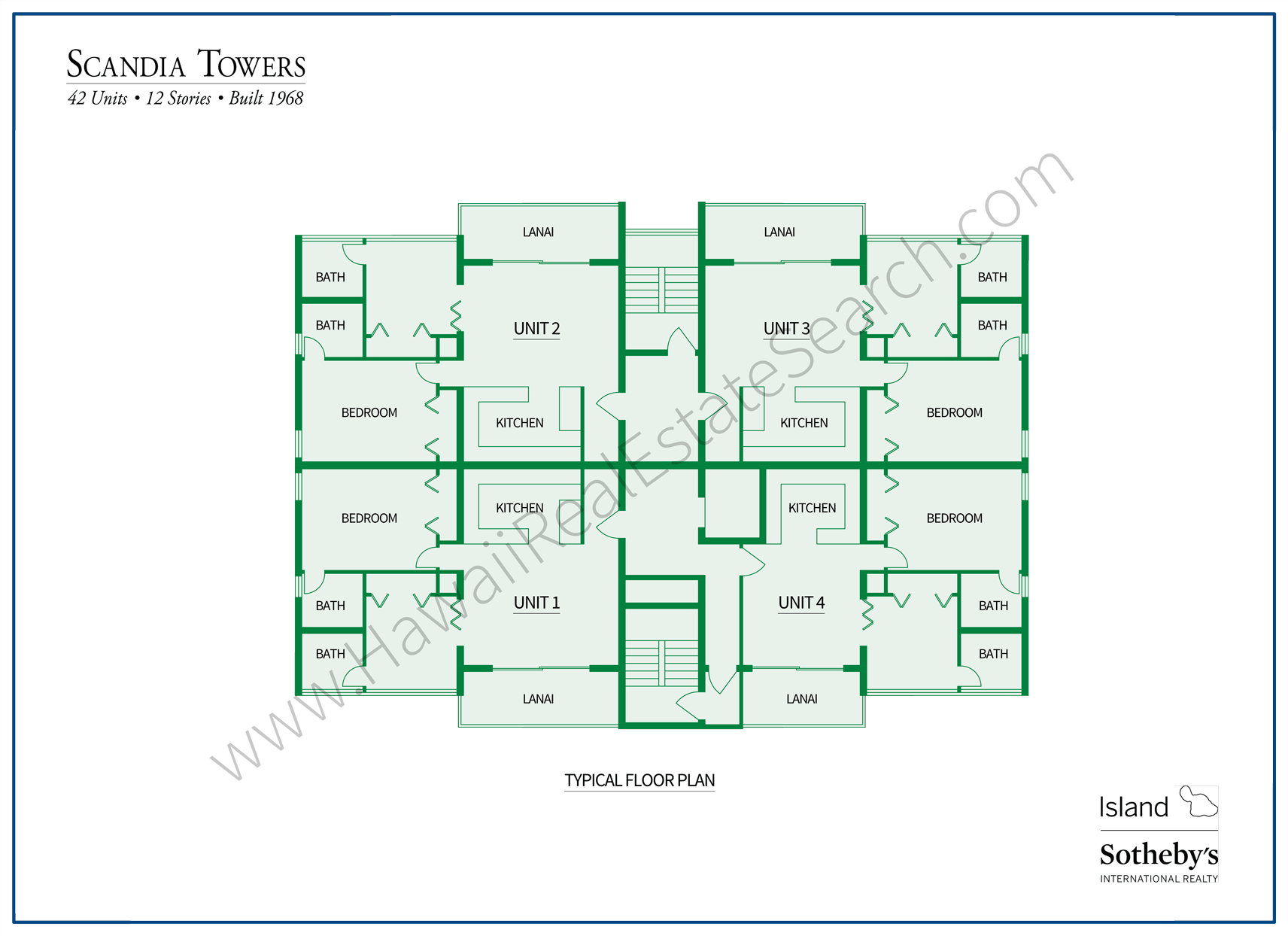 Scandia Towers Map